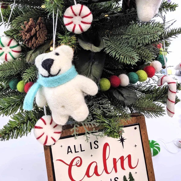 Wool Ornament - Handmade