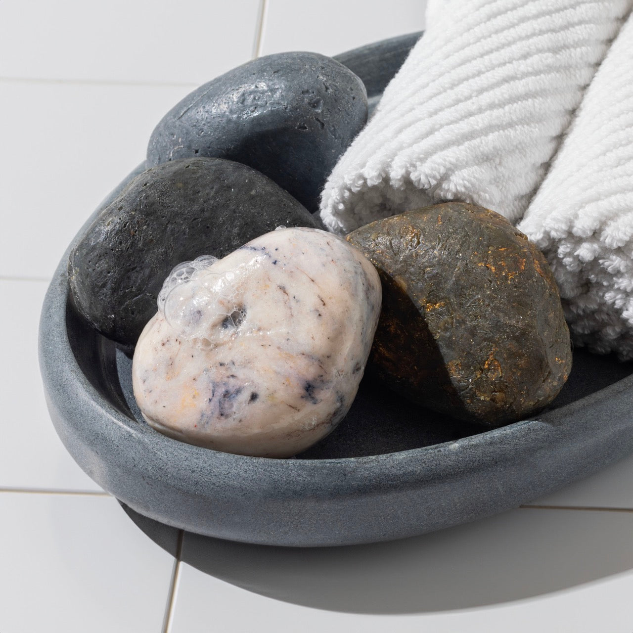 River Stone Facial Soap - Handmade