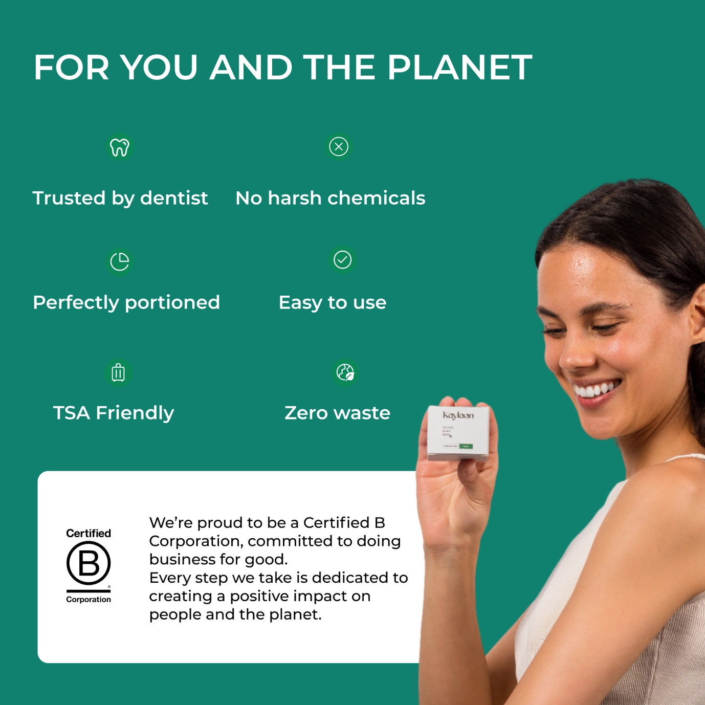 Kaylaan Toothpaste Tablets - Flouride Free