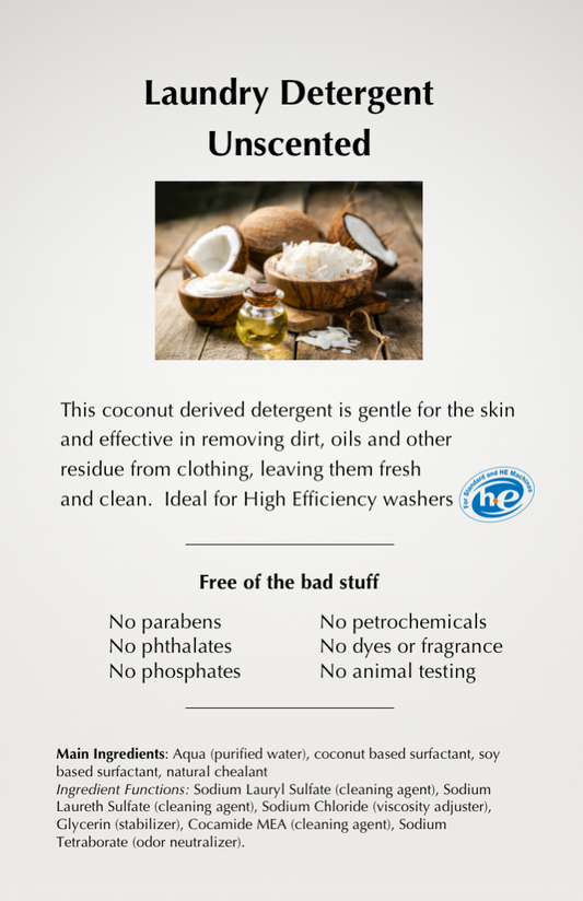 Laundry Detergent - Unscented