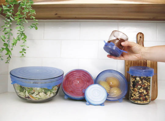 Silicone Bowl Covers 6-Pack