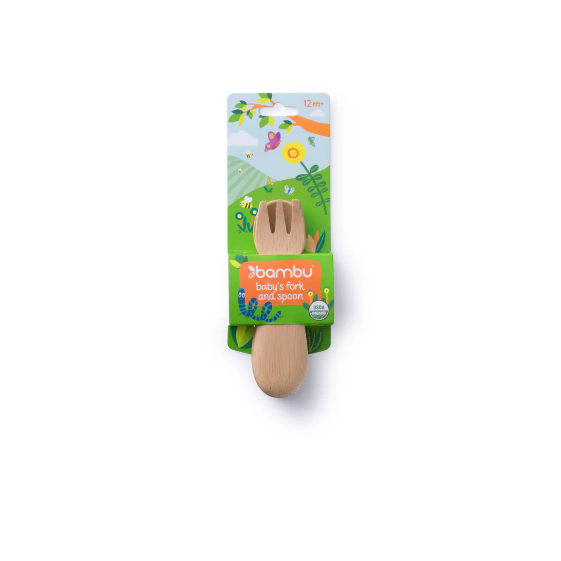 Baby Bamboo Fork & Spoon Set (12M+)