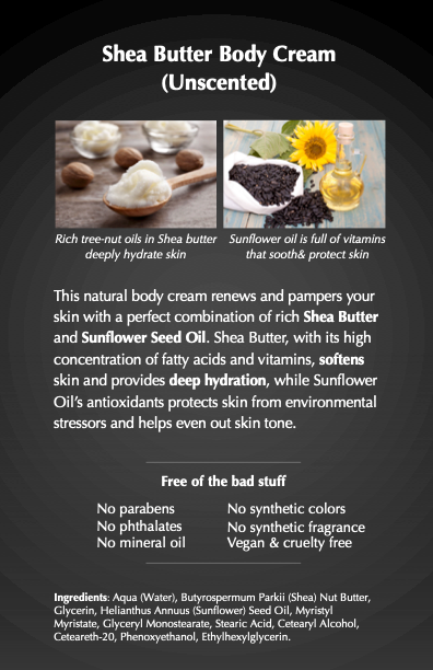 Shea Butter Body Cream - unscented