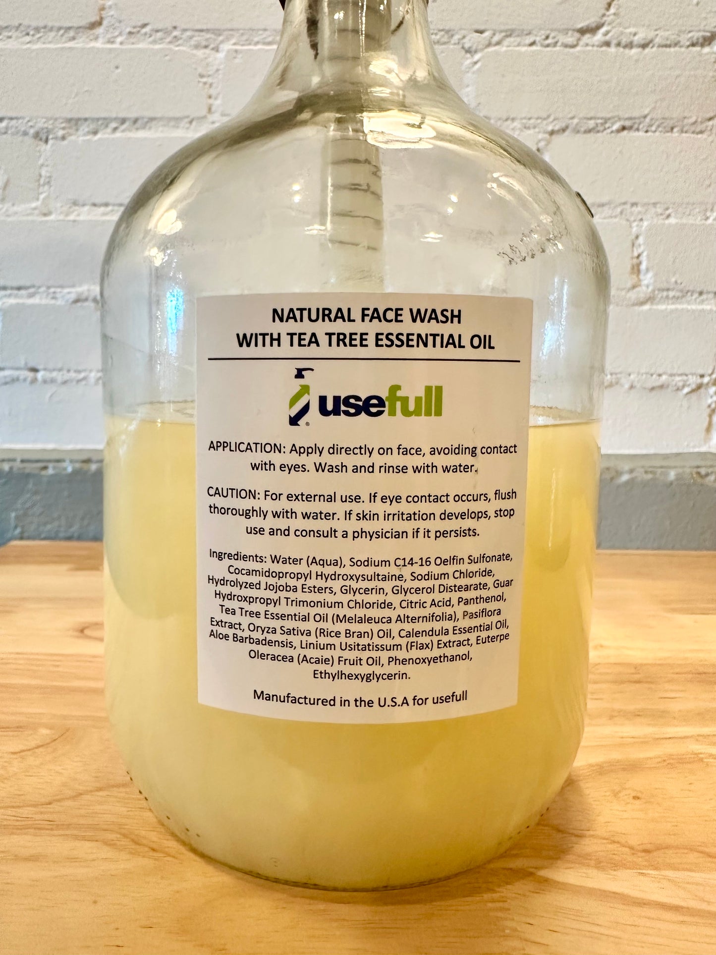 Natural Face Wash w/ Tea Tree EO