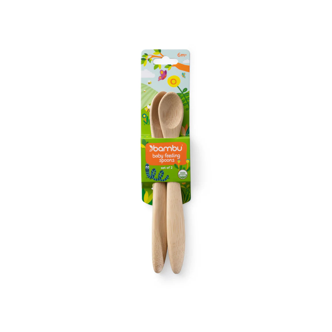 Bamboo Feeding Spoons (6M+)