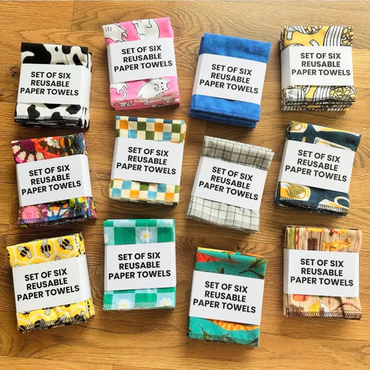 6-pck Reusable Paper Towels