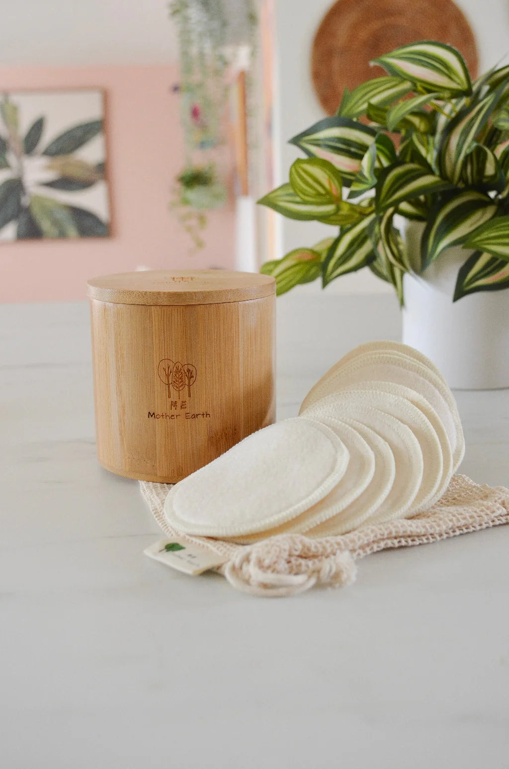 Bamboo Storage for Cotton Rounds