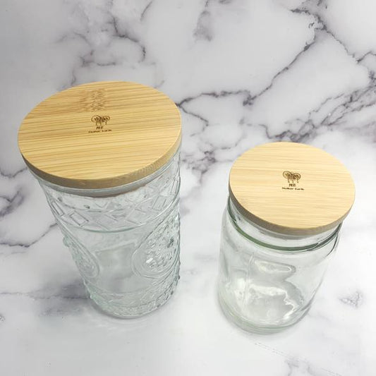 Bamboo Mason Jar Lid