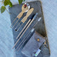 Straw & Cutlery Set - Collapsible